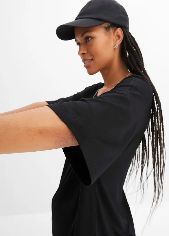 Maxi maglia in viscosa fluente, bonprix