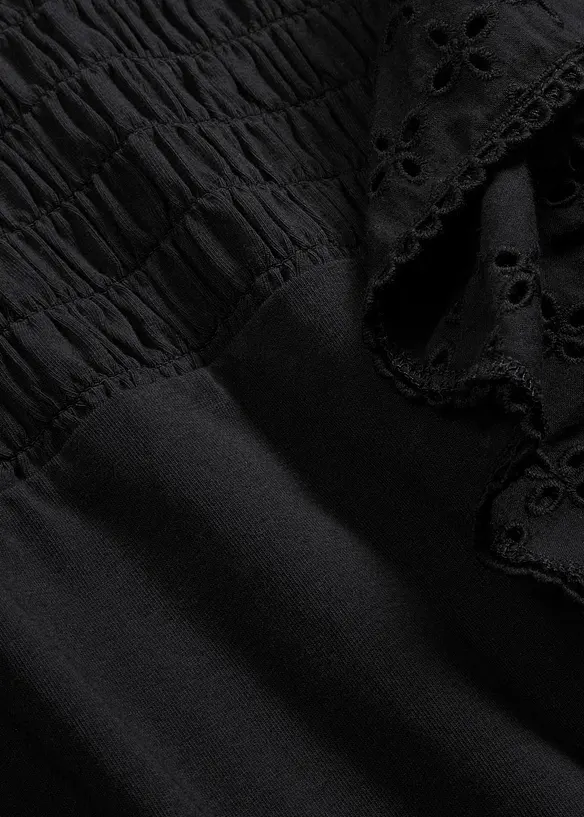 Maglia con ricami traforati, bonprix
