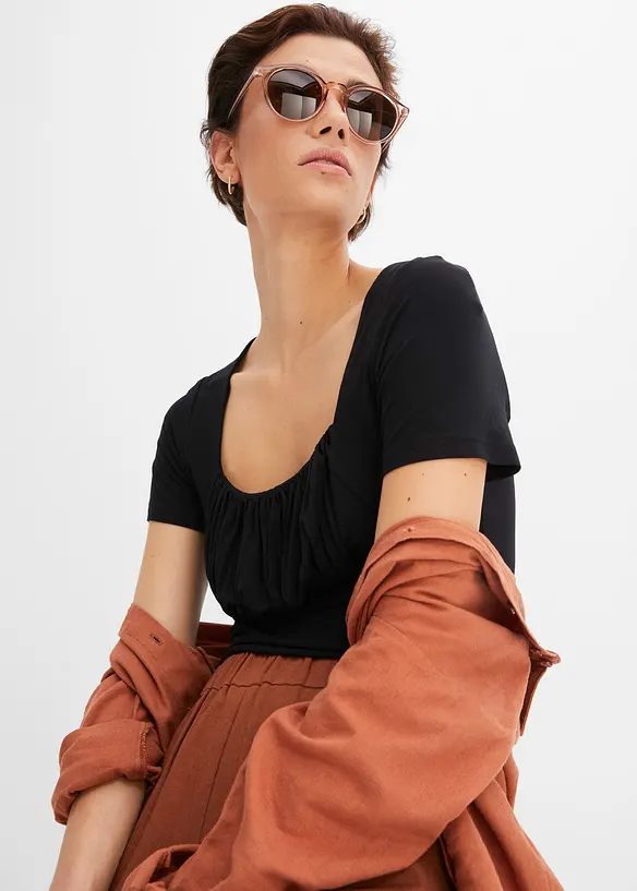 Maglia con arricciatura, RAINBOW