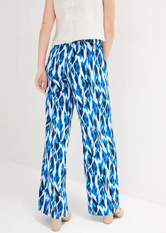 Pantaloni a palazzo in viscosa fluente, bonprix
