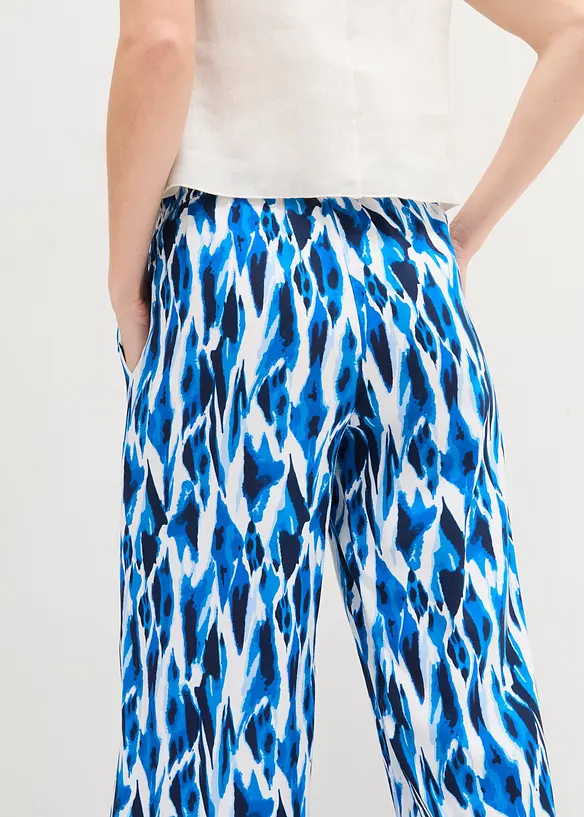 Pantaloni a palazzo in viscosa fluente, bonprix