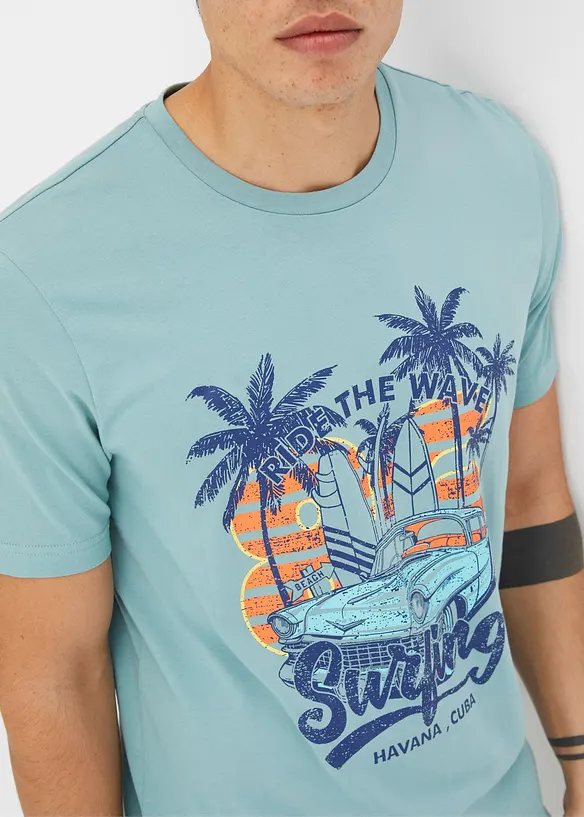 T-shirt in puro cotone biologico, bonprix