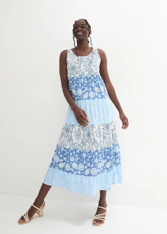Abito lungo in jersey di cotone, bonprix