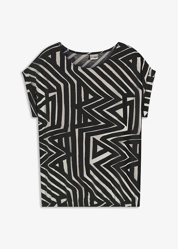 Maglia oversize in misto viscosa fluente, bonprix