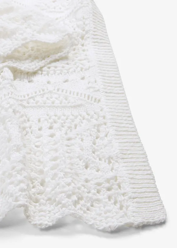 Cardigan lungo traforato, bonprix