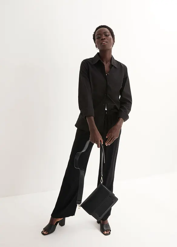 Pantaloni con elastico in vita in viscosa, bonprix
