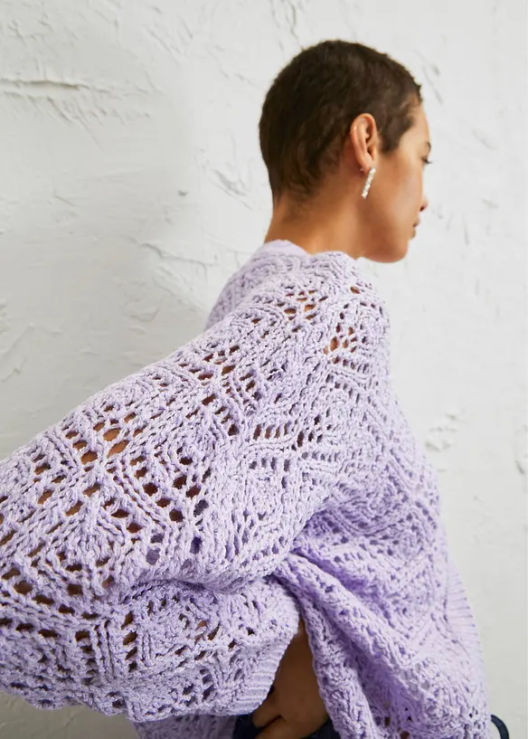 Cardigan traforato, bonprix