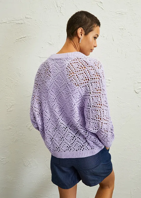 Cardigan traforato, bonprix