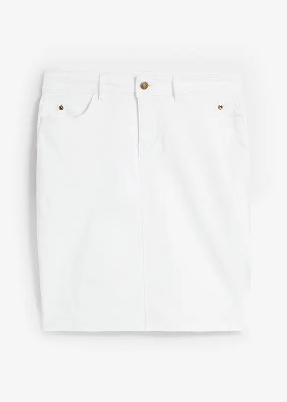 Gonna di jeans elasticizzata, bonprix
