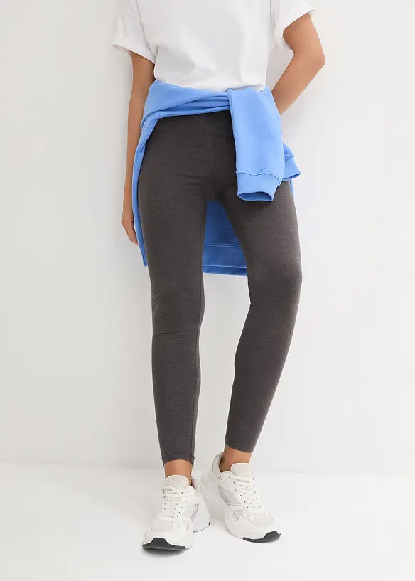 Leggings con puro cotone biologico (pacco da 2), bonprix