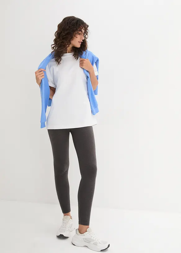 Leggings con puro cotone biologico (pacco da 2), bonprix