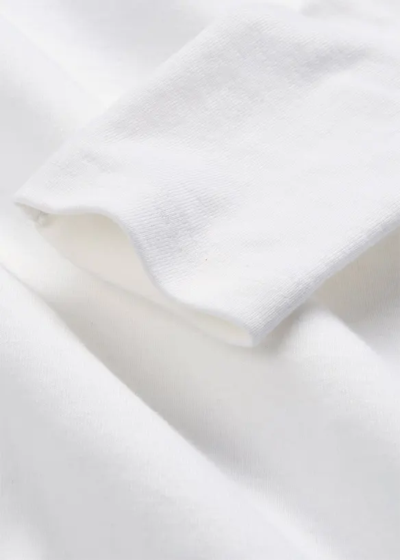 Maglia a maniche lunghe in puro cotone biologico, bonprix