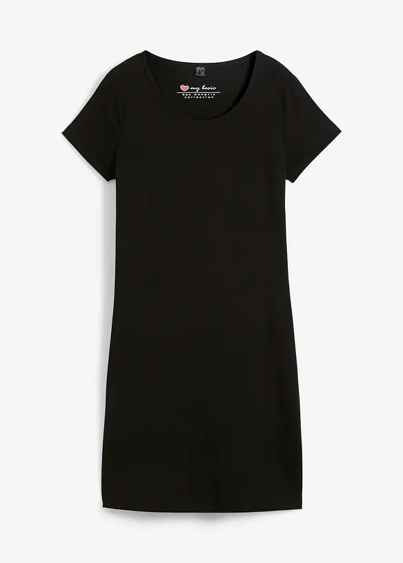 Abito di jersey elasticizzato con cotone biologico, bonprix