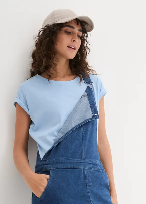 Maglia con scollo rotondo e maniche corte (pacco da 5), bonprix