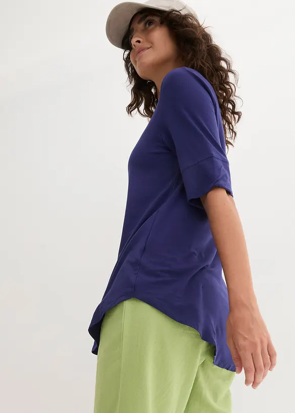 Maglia lunga in morbida viscosa, bonprix