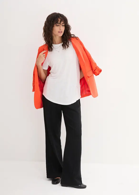 Maglia lunga in viscosa morbida, bonprix