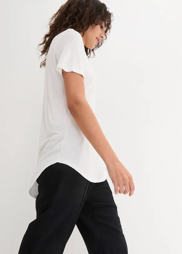 Maglia lunga in viscosa morbida, bonprix