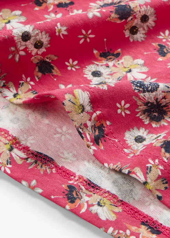 Abito in maglina con spacchi laterali in puro cotone (pacco da 2), bonprix