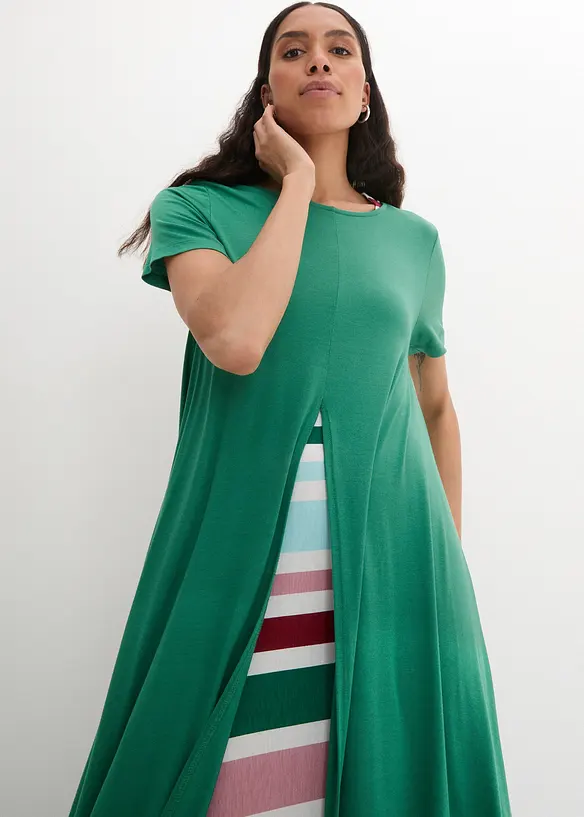 Abito di jersey in misto viscosa morbido, bonprix