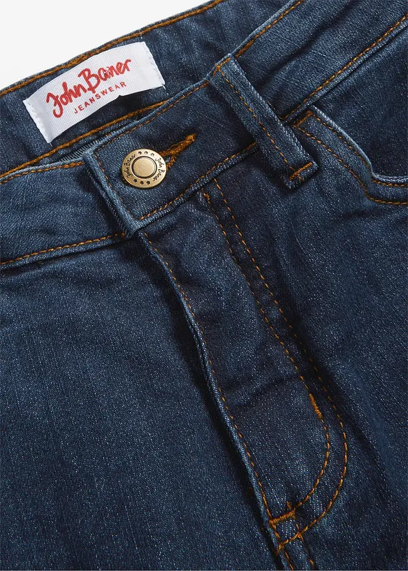 Jeans skinny elasticizzati, vita media, bonprix