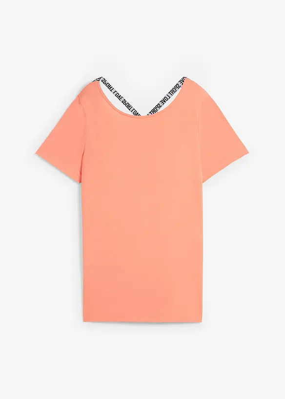 Maglia lunga per sport con scollatura dietro, bonprix