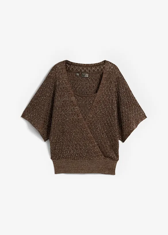 Maglione traforato, bonprix