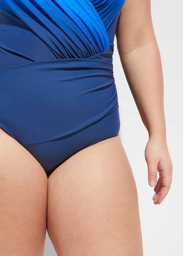 Costume intero a portafoglio con effetto modellante medio, bonprix