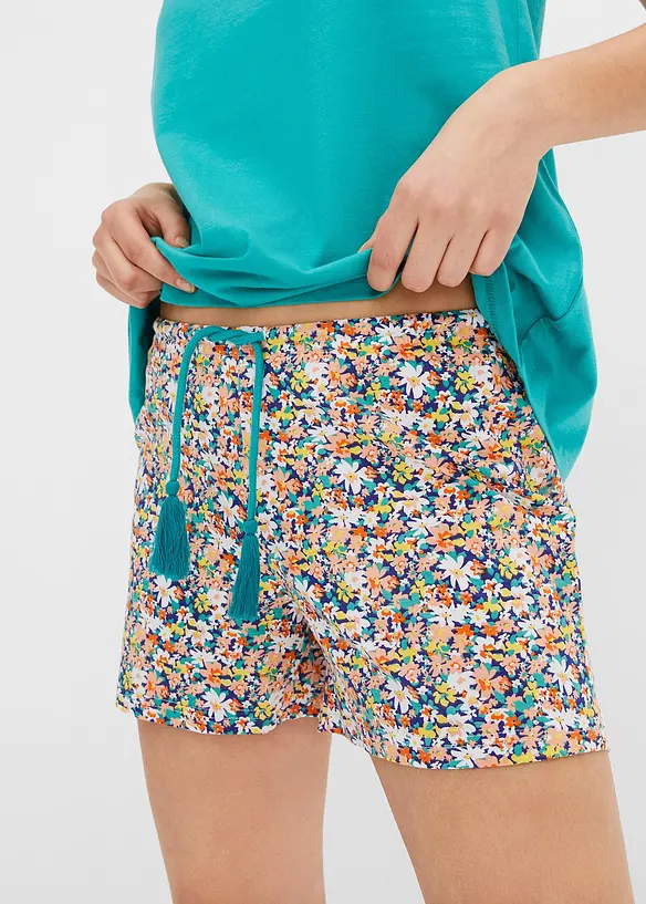 Pigiama estivo con pizzo, bonprix