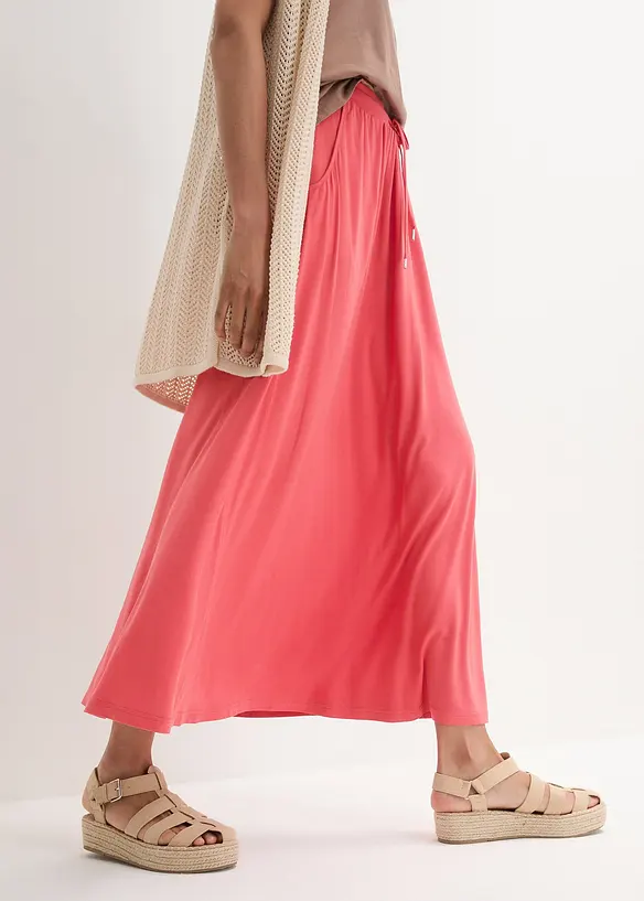 Gonna in jersey misto viscosa, bonprix