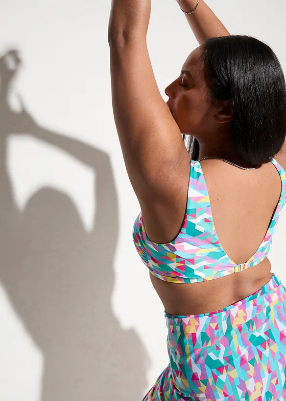 Bikini e pareo (set 3 pezzi), bonprix