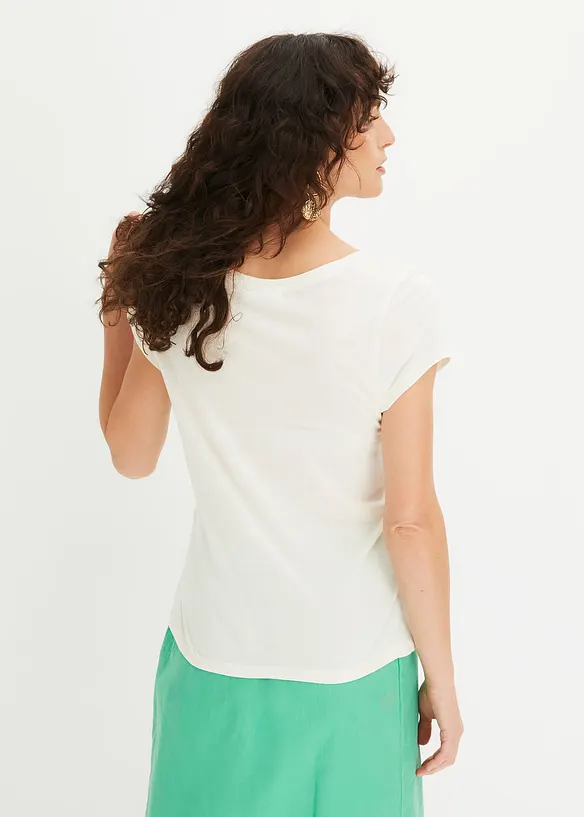 T-shirt con viscosa morbida, bonprix