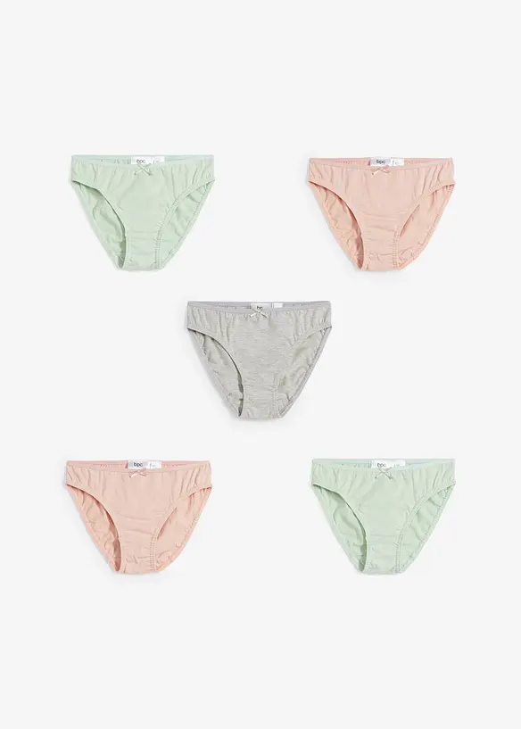 Slip con cotone biologico (pacco da 5), bonprix