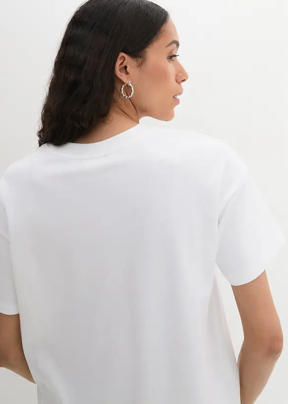 T-shirt con stampa in cotone biologico, bonprix
