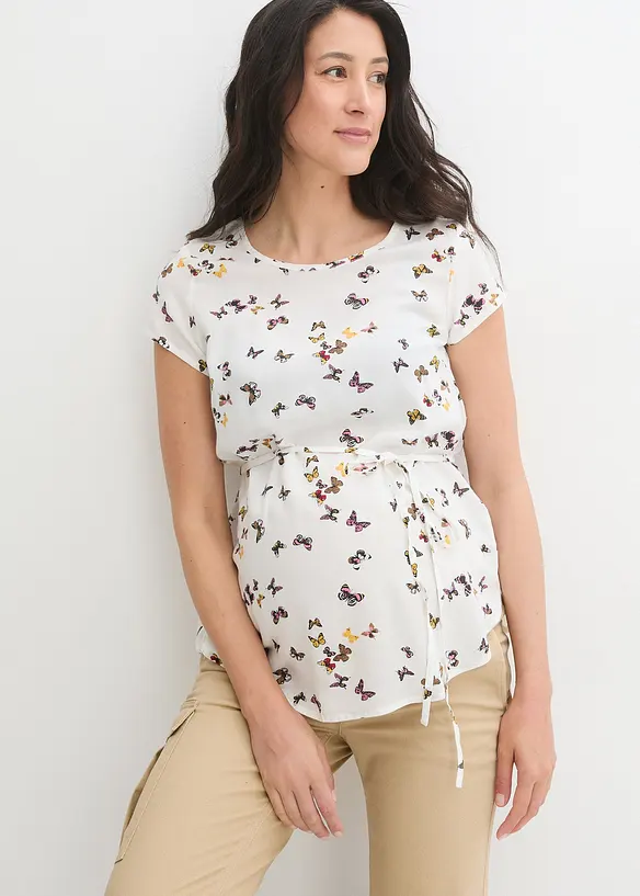 Blusa prémaman leggera in viscosa, bonprix