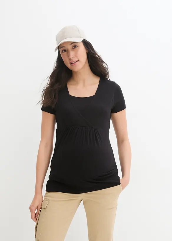 Maglia prémaman / da allattamento 2 in 1 (pacco da 2), bonprix