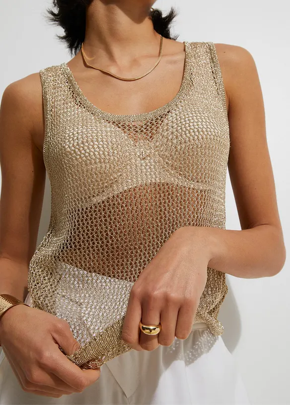 Top in maglia di misto viscosa morbido, bonprix