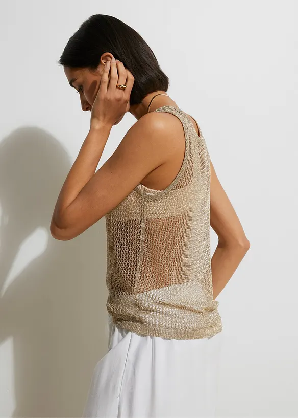 Top in maglia di misto viscosa morbido, bonprix