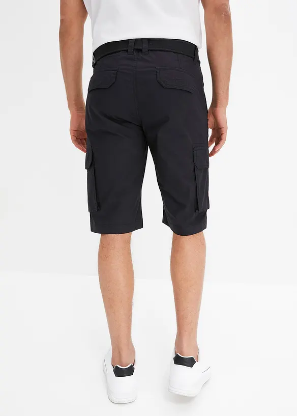 Bermuda cargo comodi in vita con cintura, regular fit, bonprix