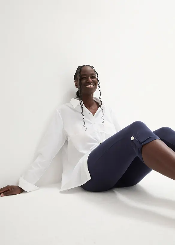 Leggings a pinocchietto in cotone biologico, bonprix
