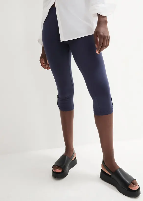 Leggings a pinocchietto in cotone biologico, bonprix