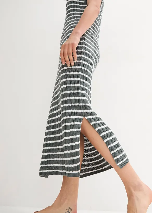 Abito in maglia con colletto polo, bpc selection
