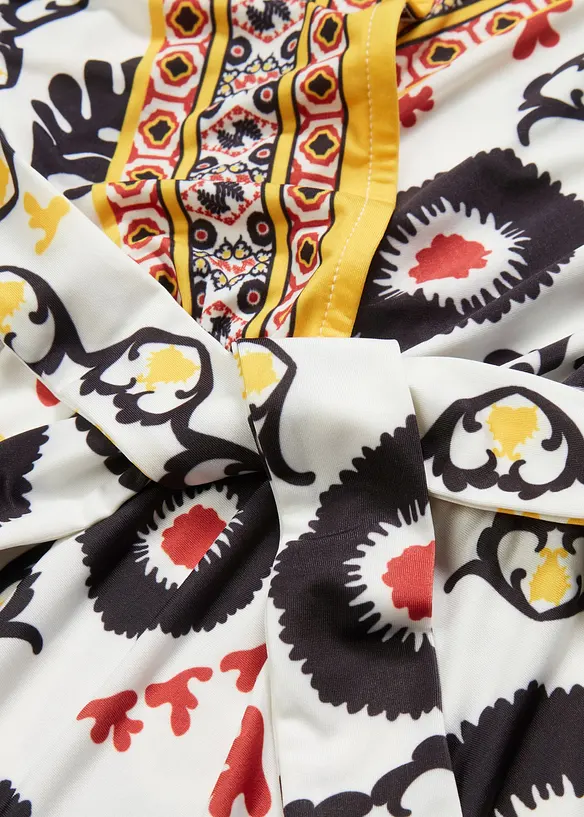 Abito di jersey con cintura da annodare, bonprix