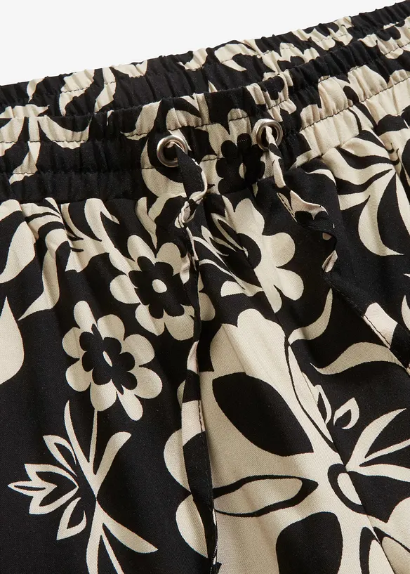 Pantaloni larghi in viscosa fluente, bonprix