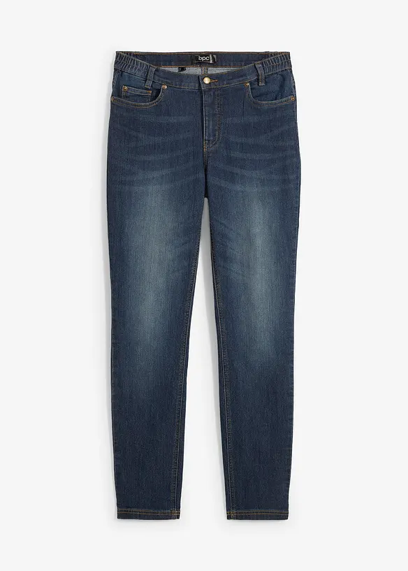 Jeans skinny con bordo vita comodo, vita media, bonprix