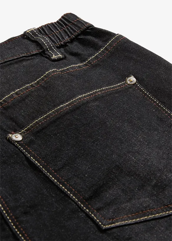 Jeans boyfriend elasticizzati, vita media, bonprix