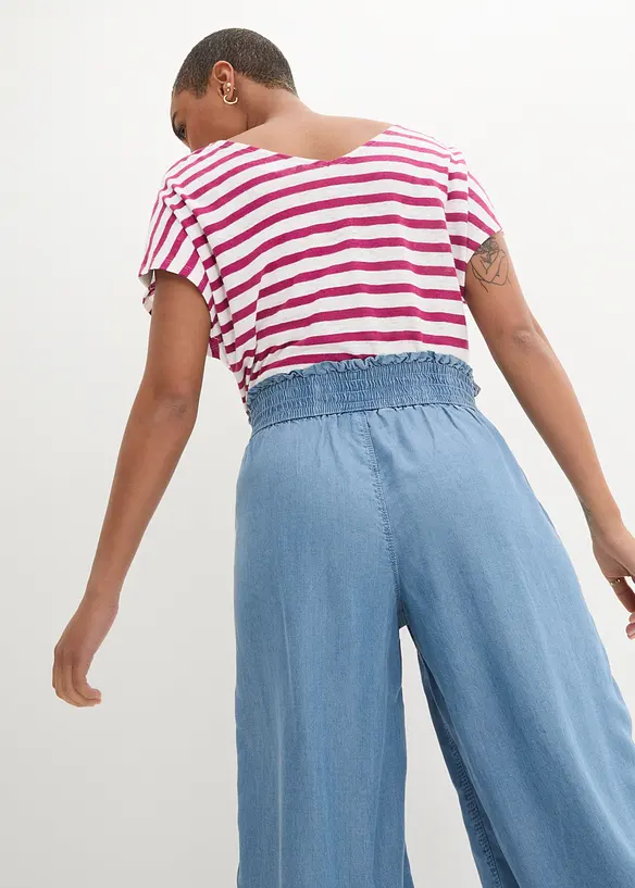 Pantaloni culotte in lyocell, bonprix
