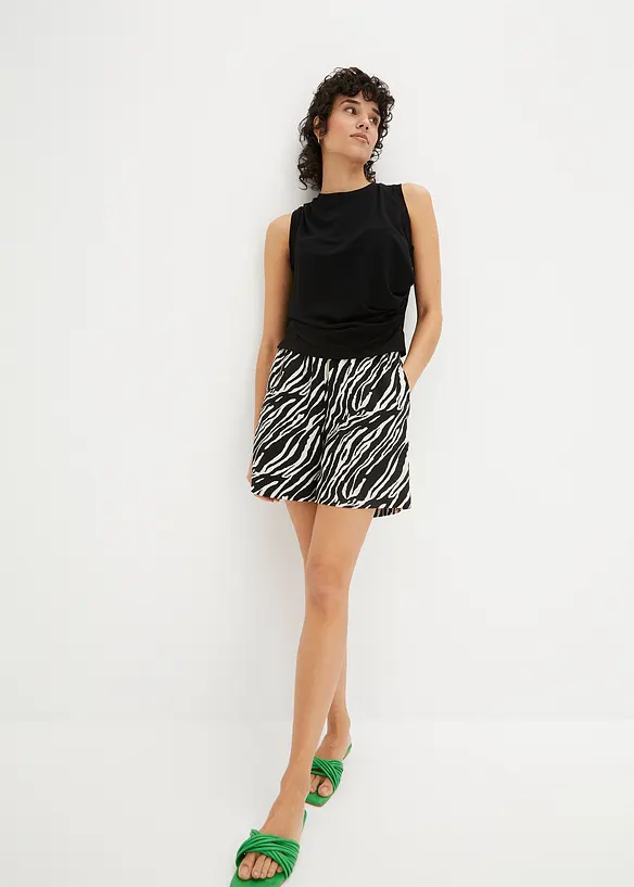Maglia con drappeggio, bonprix