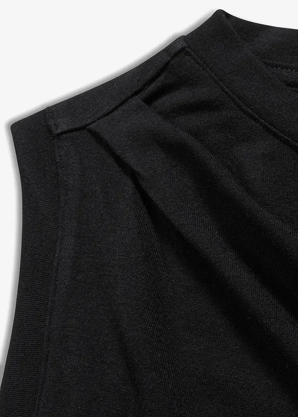 Maglia con drappeggio, bonprix