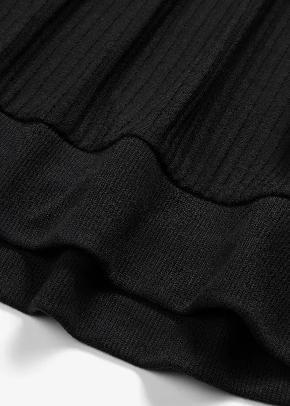 Maglia a coste con maniche a pipistrello, bonprix