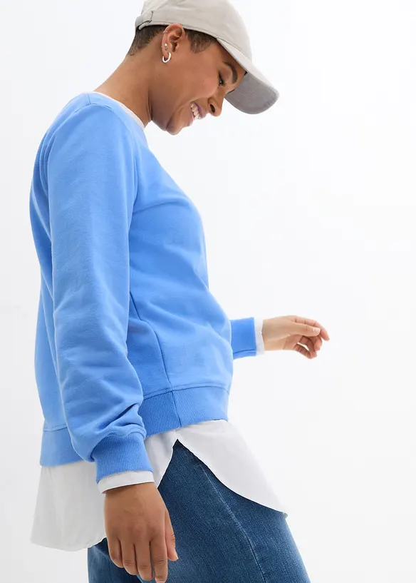 Fondo per maglie effetto camicia (pacco da 2), bonprix
